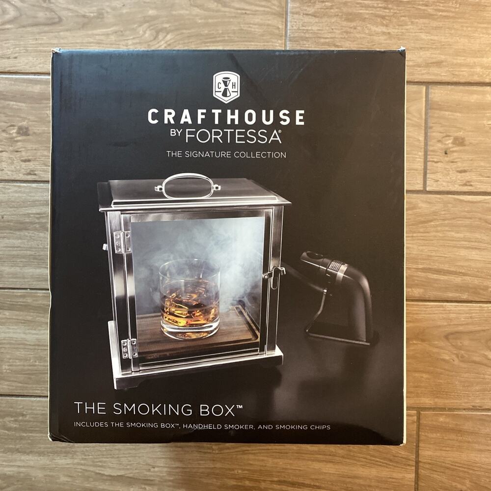 Crafthouse by Fortessa Professional Barware Glass Smoking Box